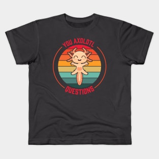 Cute Axolotl Kids T-Shirt
